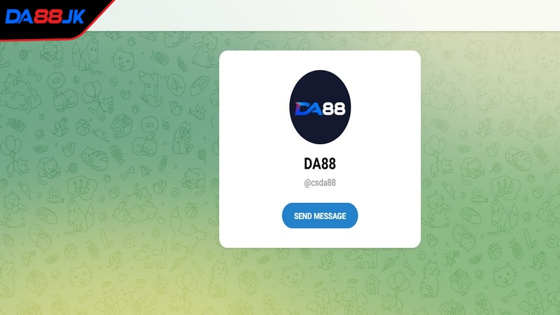 Liên hệ chăm sóc khách hàng DA88 qua Telegram bảo mật tốt