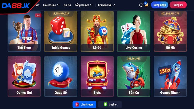 Truy cập link vào DA88 bằng nhà mạng vinaphone mượt mà