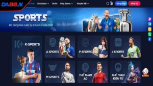 Có nhiều sảnh cược thể thao DA88 chất lượng được ra mắt